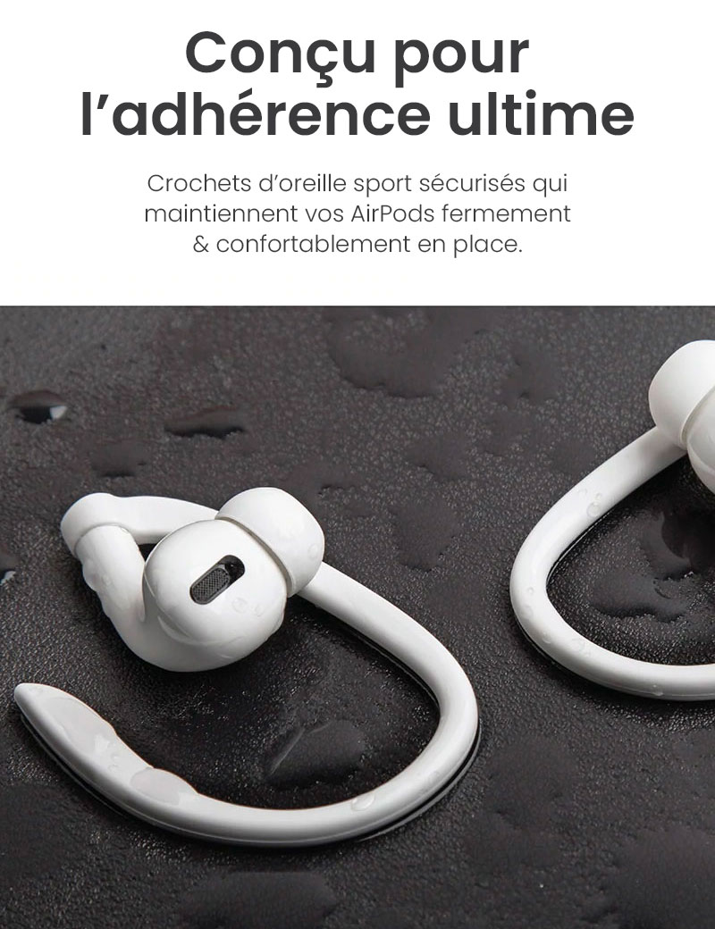 6 Paires De Crochets d'oreille Anti-Perte, avec 2 Morceaux De Corde